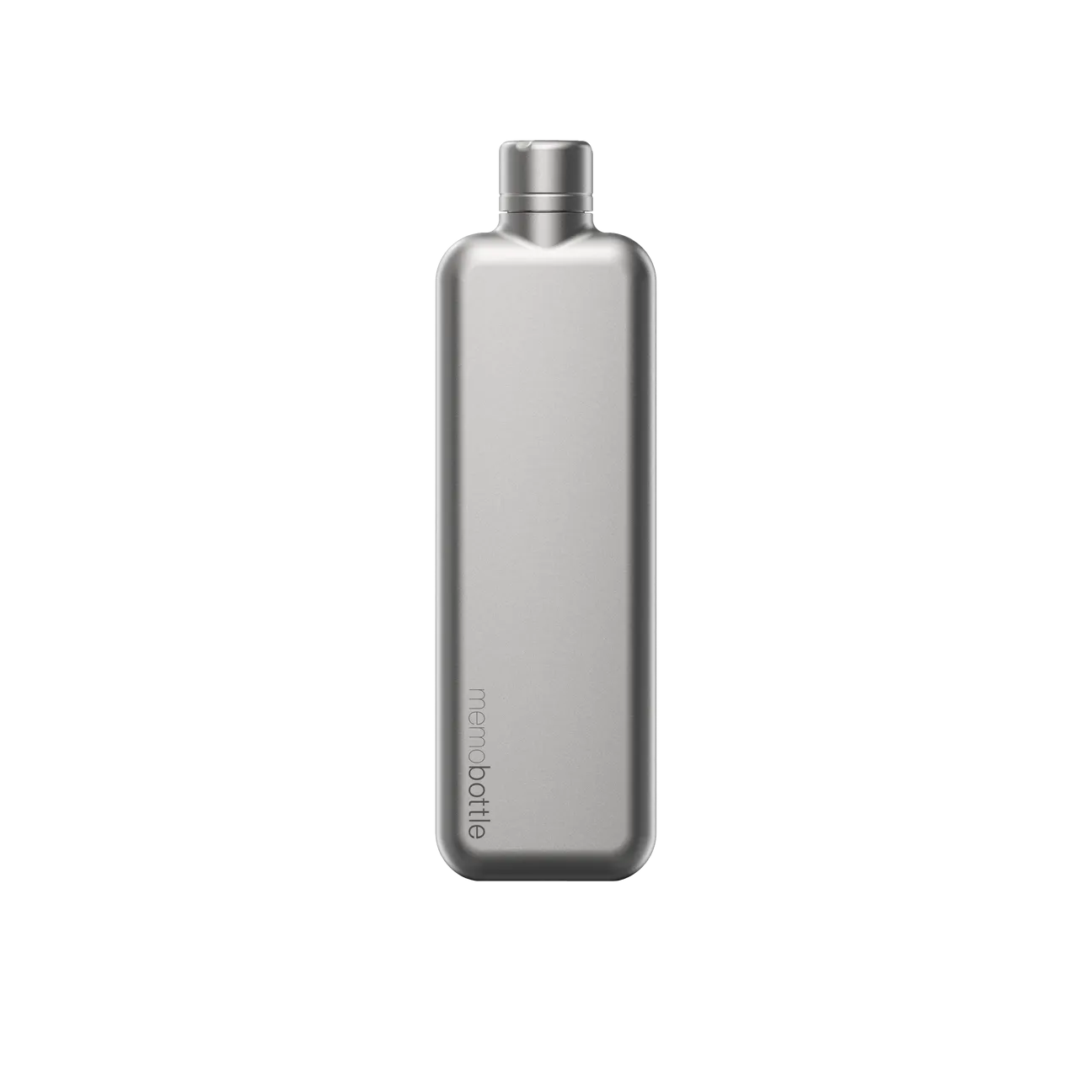 Slim Stainless Steel memobottle (Satin) 600ml