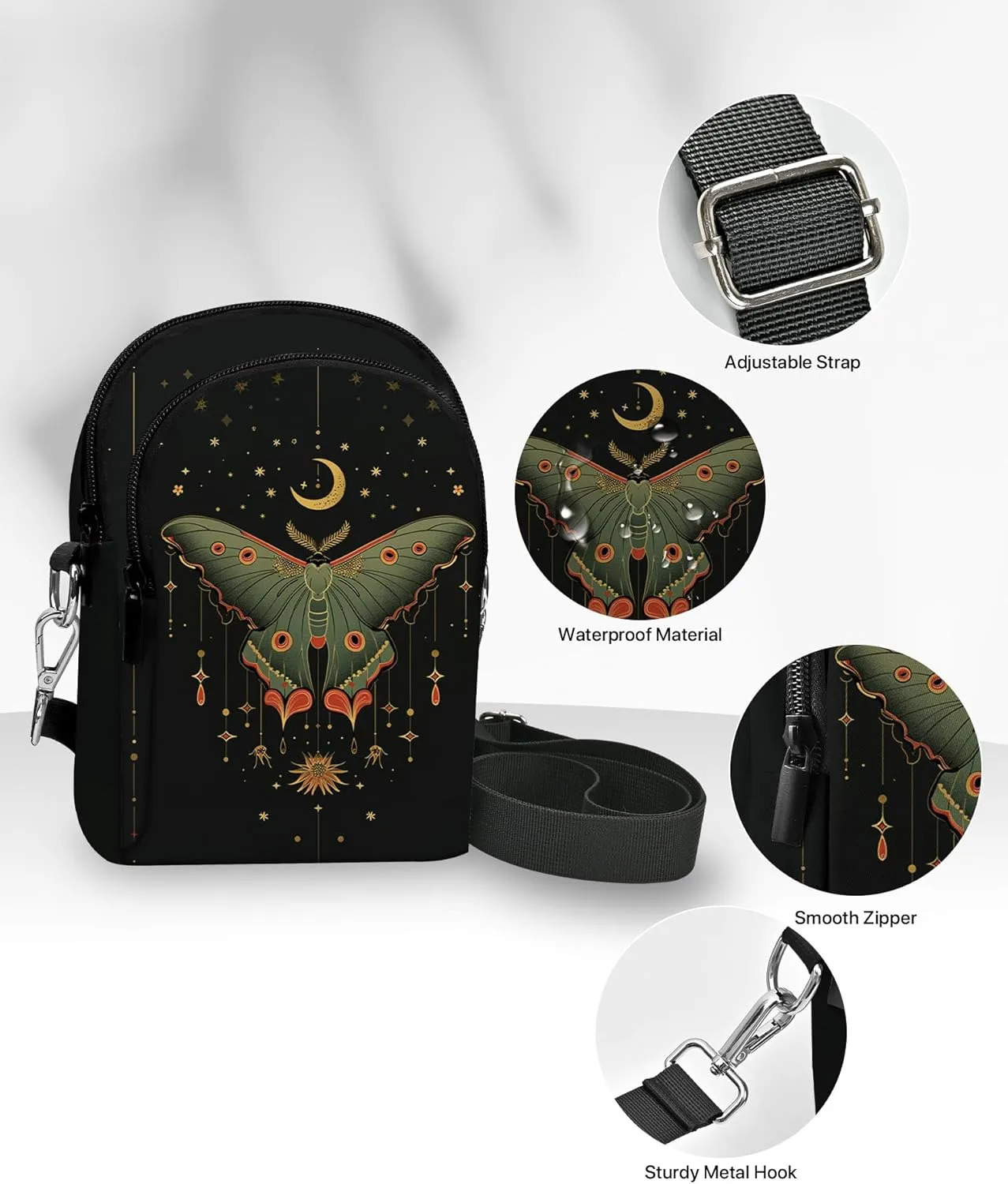Small Crossbody Bags for Women Casual Cell Phone Purse Lightweight Crossbody Purses Fashion with Adjustable Strap