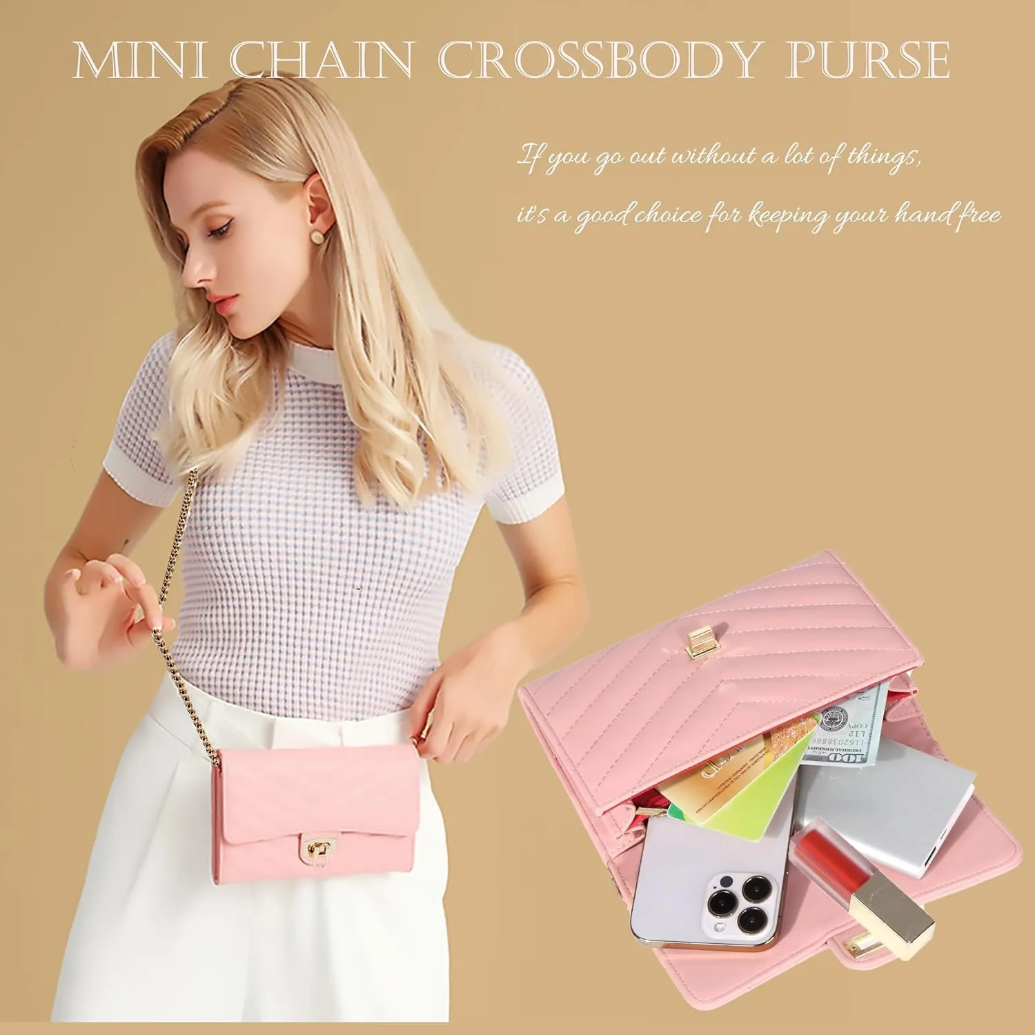 Small Crossbody Bags for Women, Small Purses Crossbody Purses, Cell Phone Purse with Card Slots for Travel Daypack