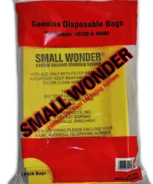 Small Wonder RV Vacuum Cleaner Bags 07-2420-01