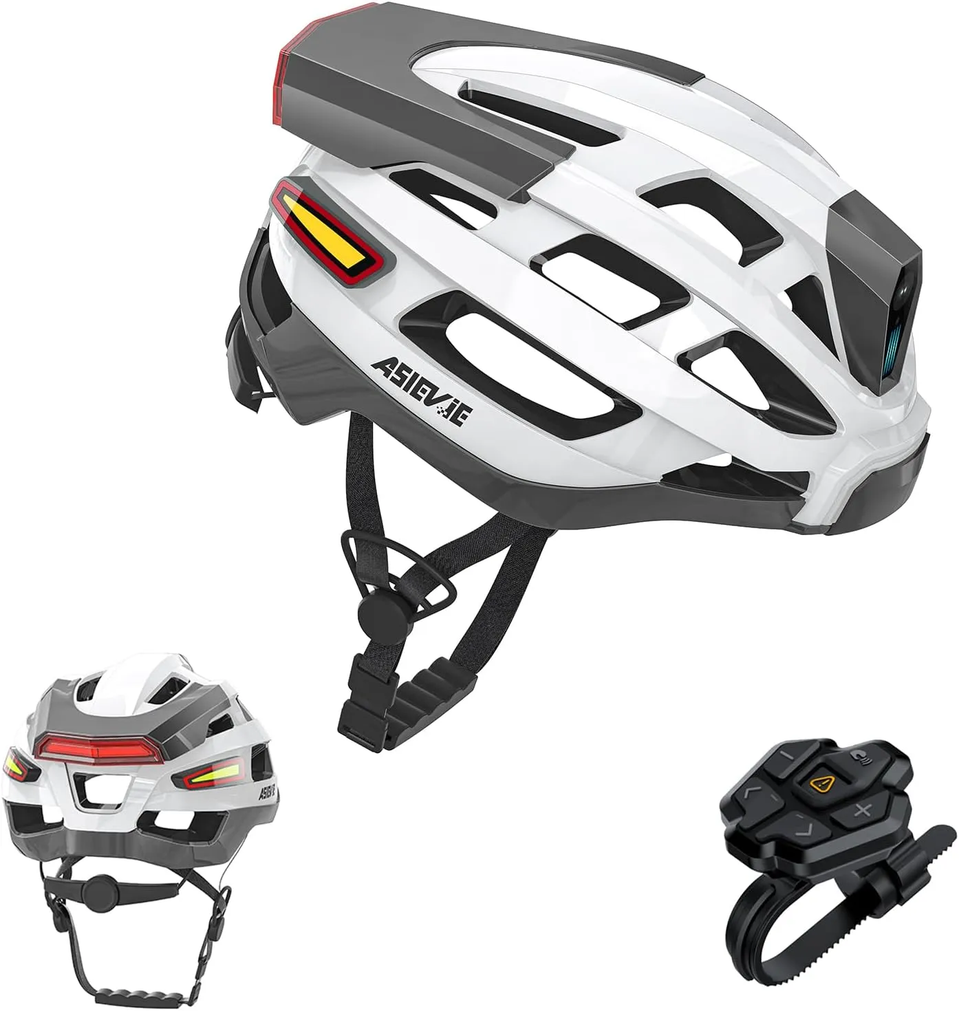 Smart Bike Helmets with Bluetooth Earphone, Headlight   Tail Light Warning Turn Signals - for E-Bikes, Scooters, Commuter, Mountain Bike