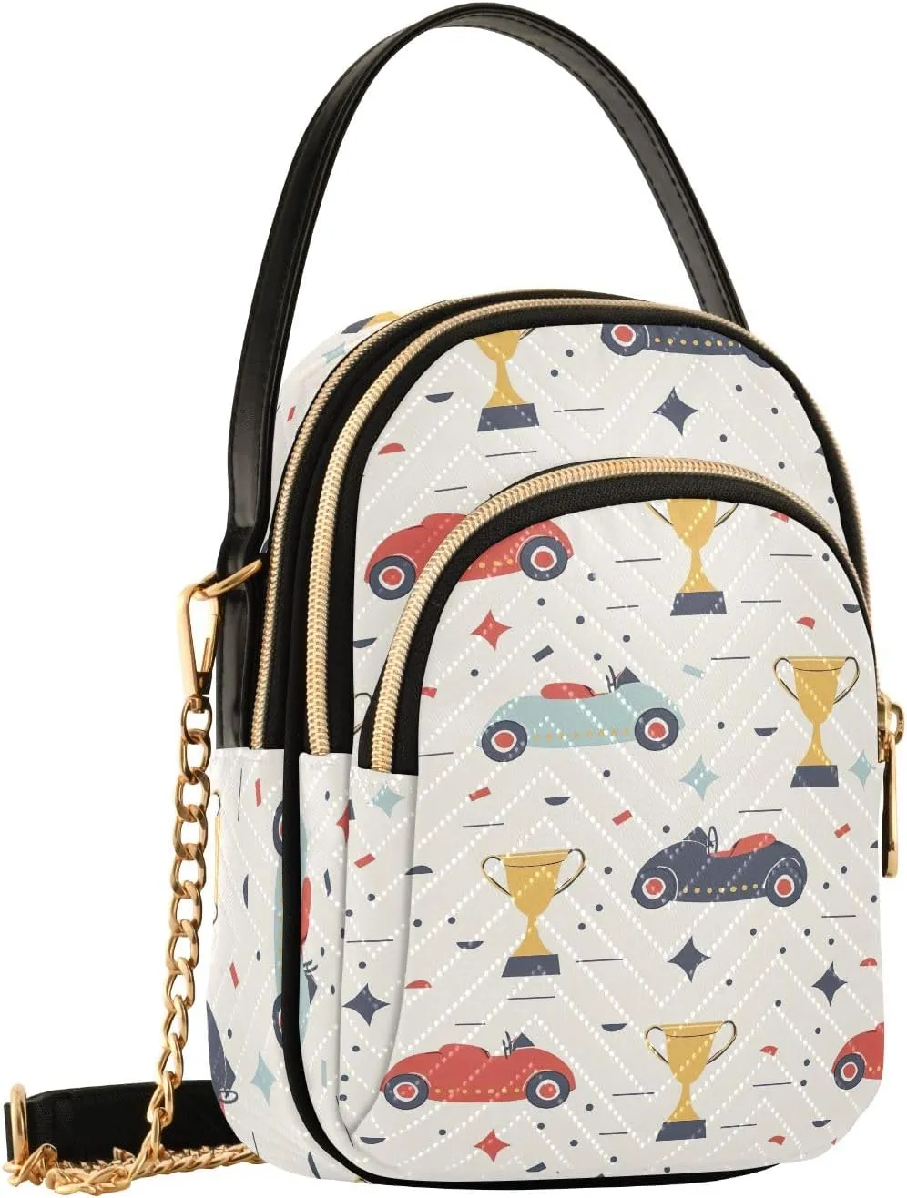 Space Planets Small Purses for Women Crossbody Bag Stylish Crossbody Bags for Women, Triple Compartment Women Crossbody Bags