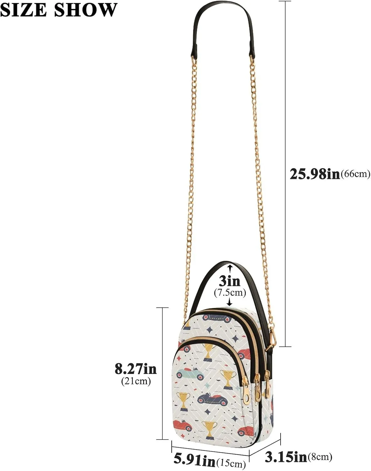 Space Planets Small Purses for Women Crossbody Bag Stylish Crossbody Bags for Women, Triple Compartment Women Crossbody Bags