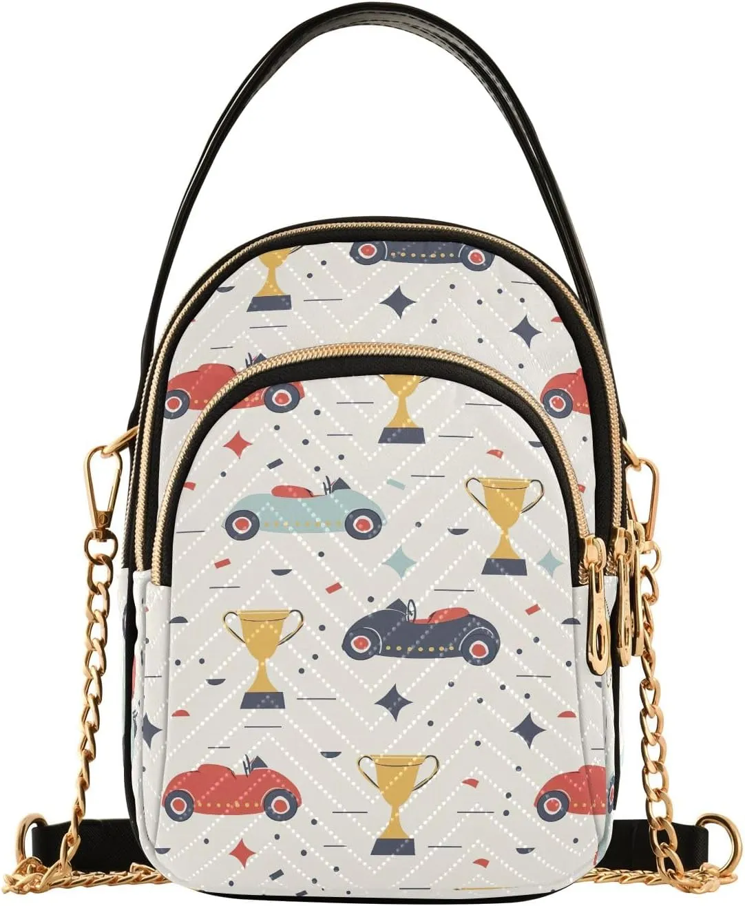 Space Planets Small Purses for Women Crossbody Bag Stylish Crossbody Bags for Women, Triple Compartment Women Crossbody Bags