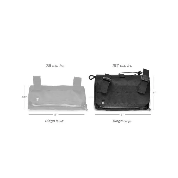 Speedsleeve Handlebar Bag Diego Large 2.5L Black
