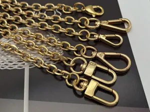 Stainless Steel Gold Bag Chain Strap Wallet Chain - Diamond Cut Handbag Straps