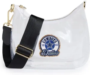 Stoney Clover Lane Women's Dallas Cowboys Clear Crossbody Bag