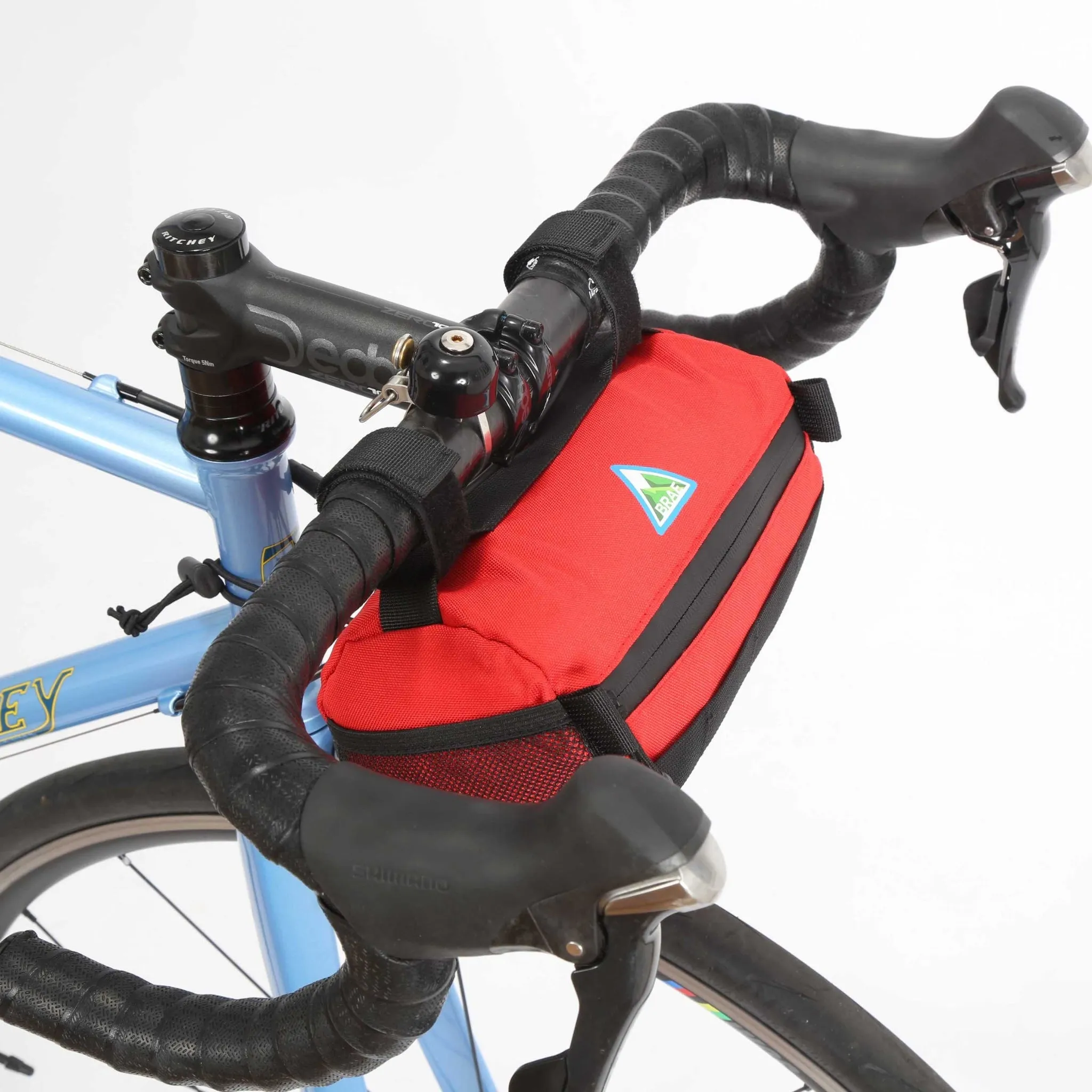 Stravaig 2L Handlebar Bag - Red - Brae Cycling