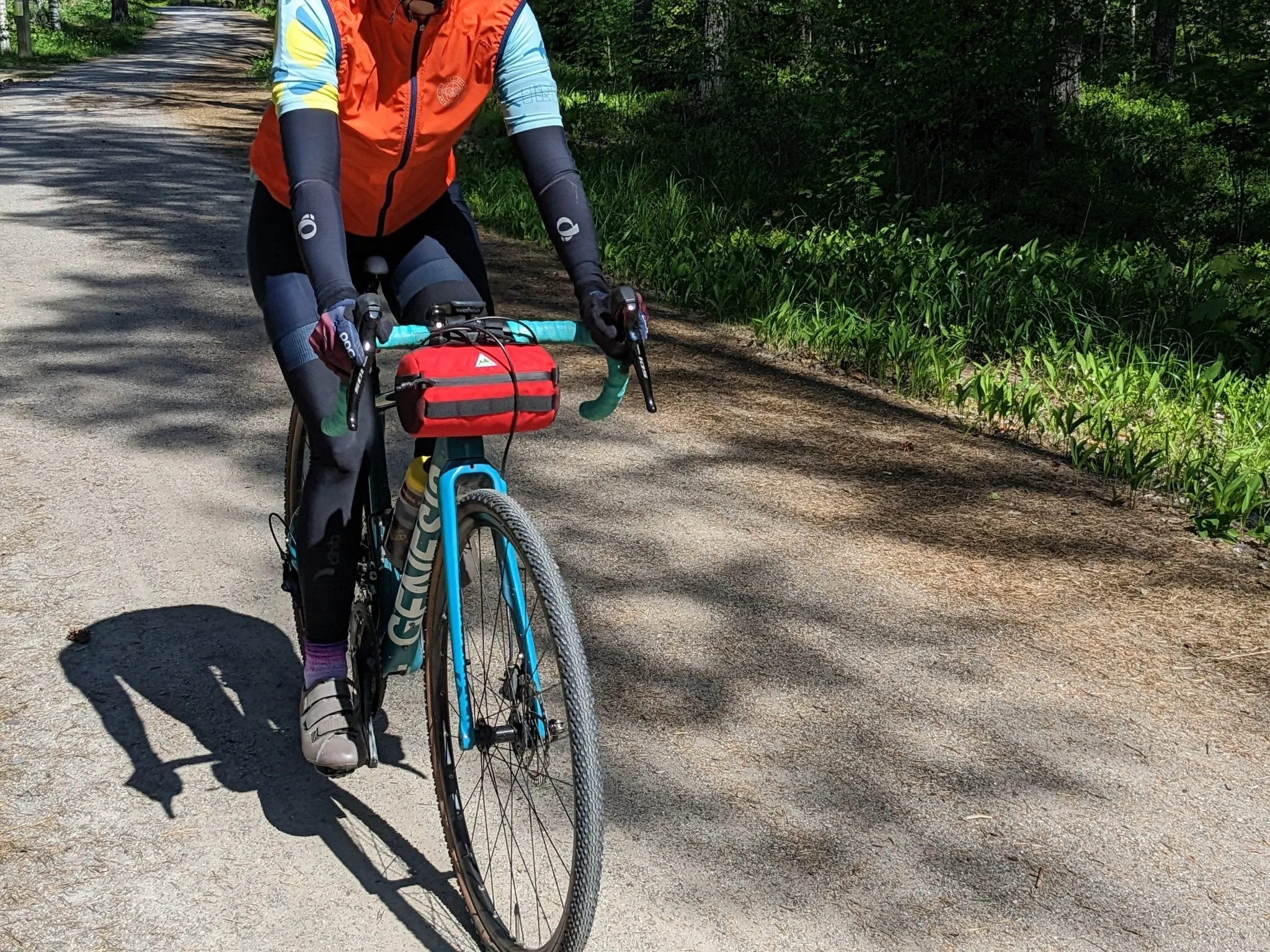 Stravaig 2L Handlebar Bag - Red - Brae Cycling