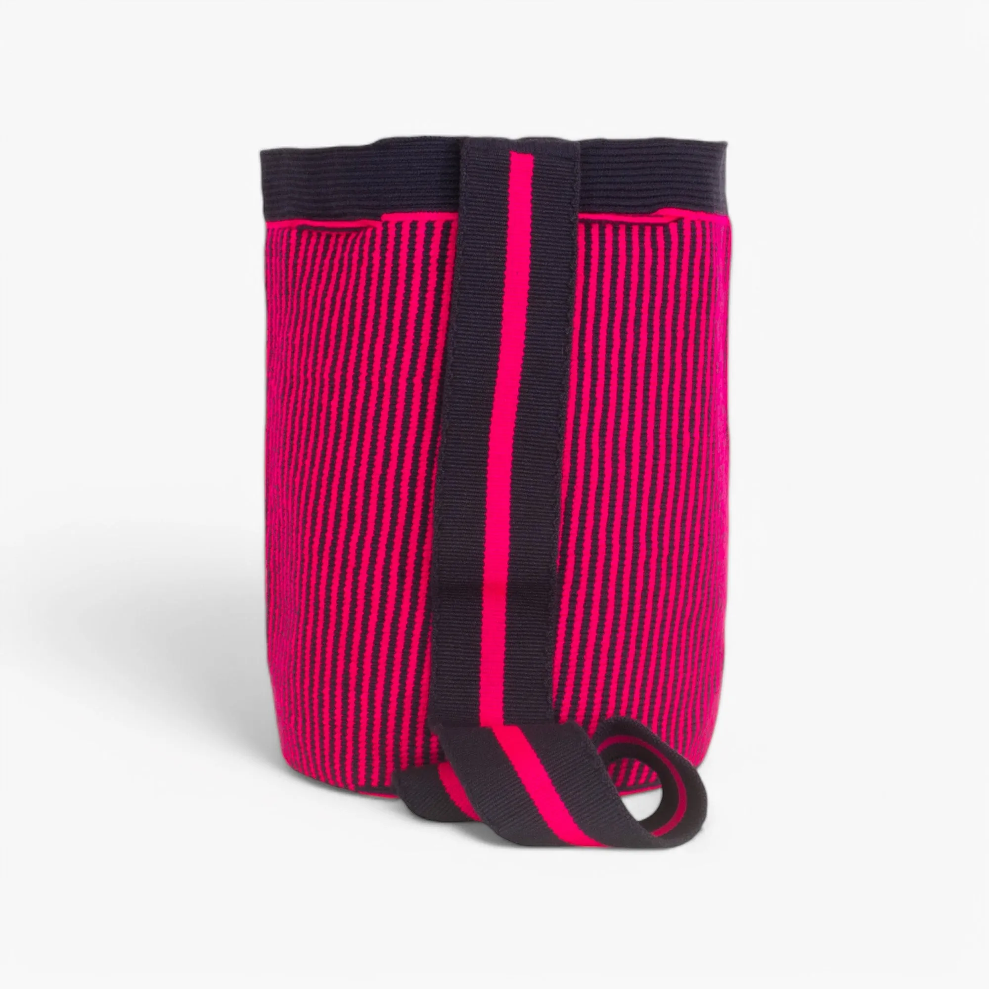 Striped backpack | Magenta