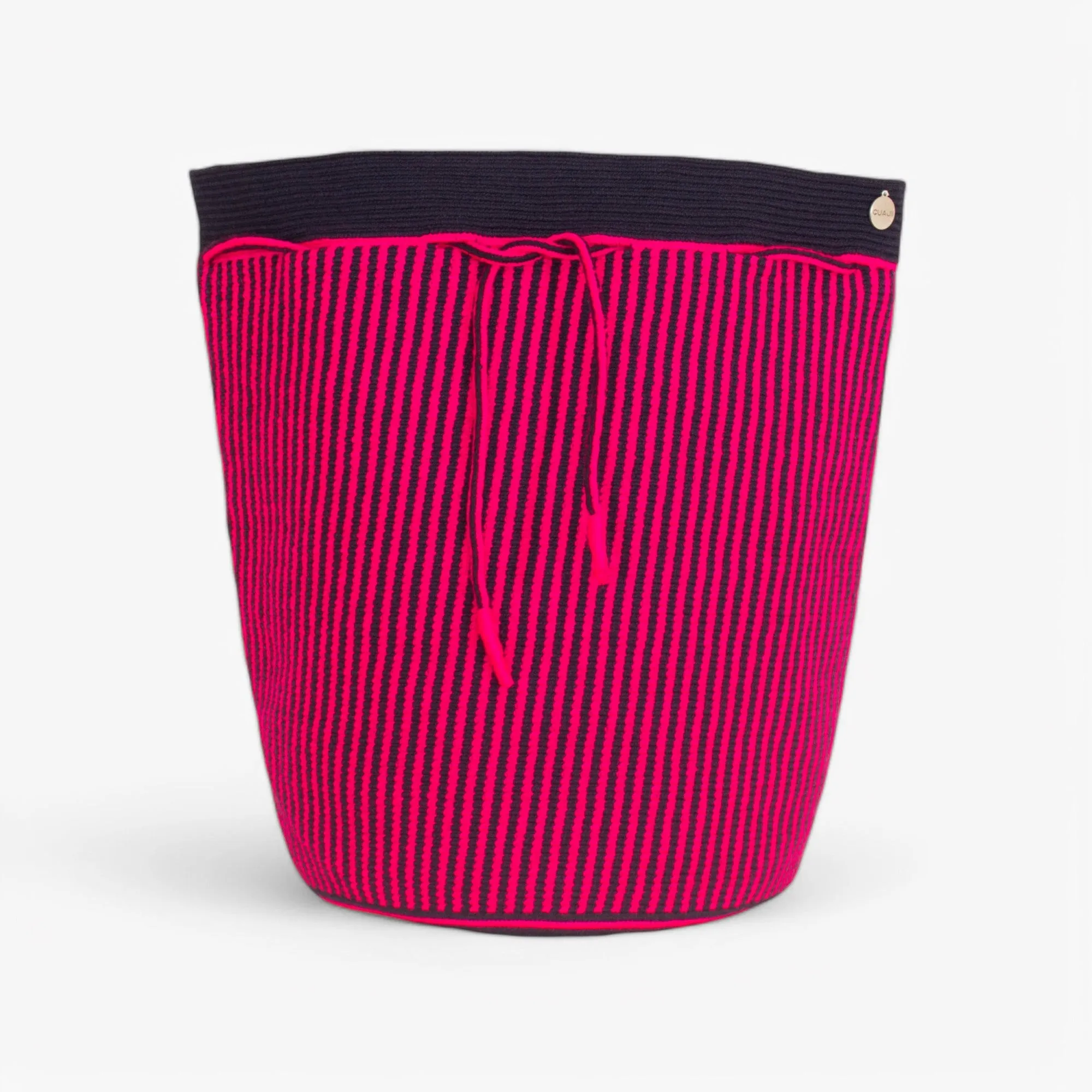 Striped backpack | Magenta
