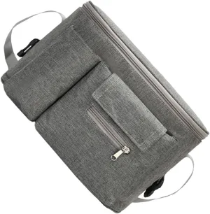 Stroller Nursery Bag Diaper Pouch Front Tissue Bottle Compartment Easy Zipper Closure Waterproof Material Hanging Pouch