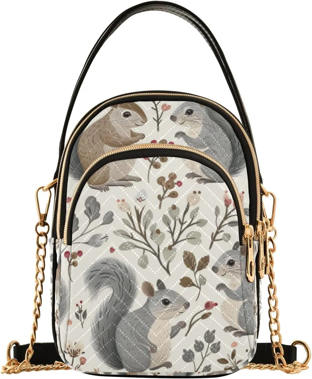 SUABO Crossbody Bag for Women, Cute Phone Purse Detachable Chain Bag Shoulder Handbag Wallet