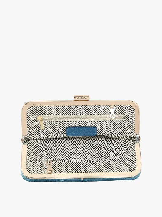 Sue Velvet Wallet Pouch Crossbody
