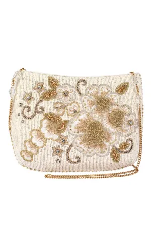 Swan Lake Bridal Beaded Crossbody Clutch