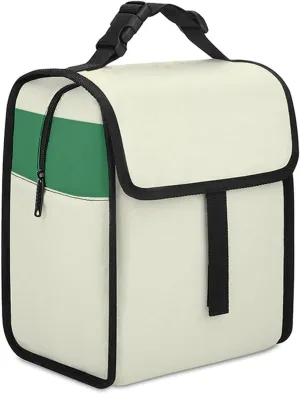 SWEET TANG Insulated Lunch Bag with Buckle - Compatible with Flag Of Ireland Retro Bento Handbags Reusable College Travel Bag Cooler Warm for Men Women