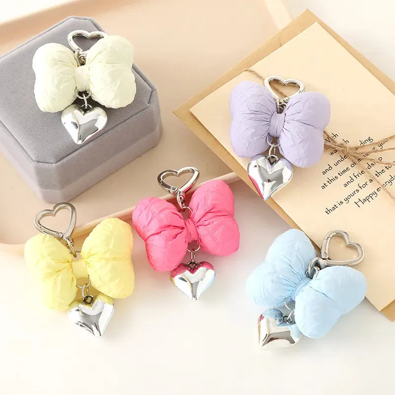 Sweetheart Big Kawaii Cloth Bow Keychains
