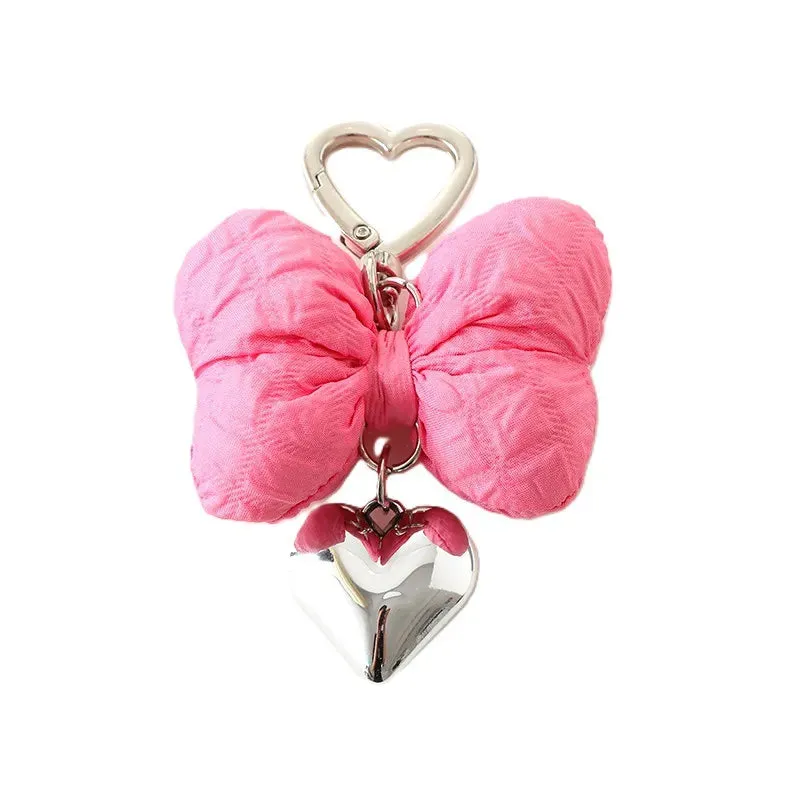 Sweetheart Big Kawaii Cloth Bow Keychains