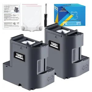 T04D1 Ink Maintenance Box for ET-15000 ET-3750 ET-4750 ET-4760 ET-3760 ET-4850 ET-3850 ET-3710 ET-3830 WF-2860 (T04D100 / EWMB2 / E-04D1) 2-Pack