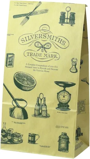 Takajirushi 50-4409 Gift Bags, Square Bottom Bags, Silversmith, 20 Pieces