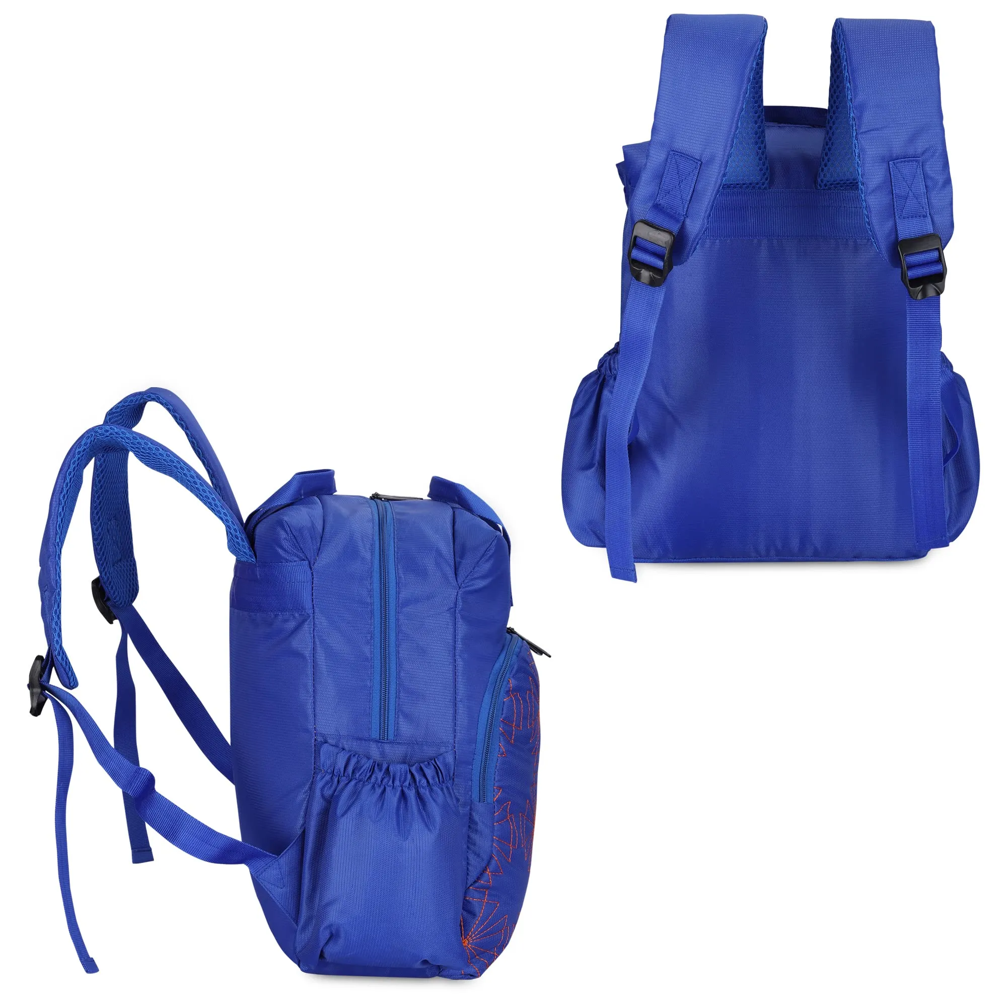 THE CLOWNFISH Mommy & Me Diaper Bag - Multi-functional with Insulated Bottle Holders | Includes Changing Mat | 13L | Royal Blue