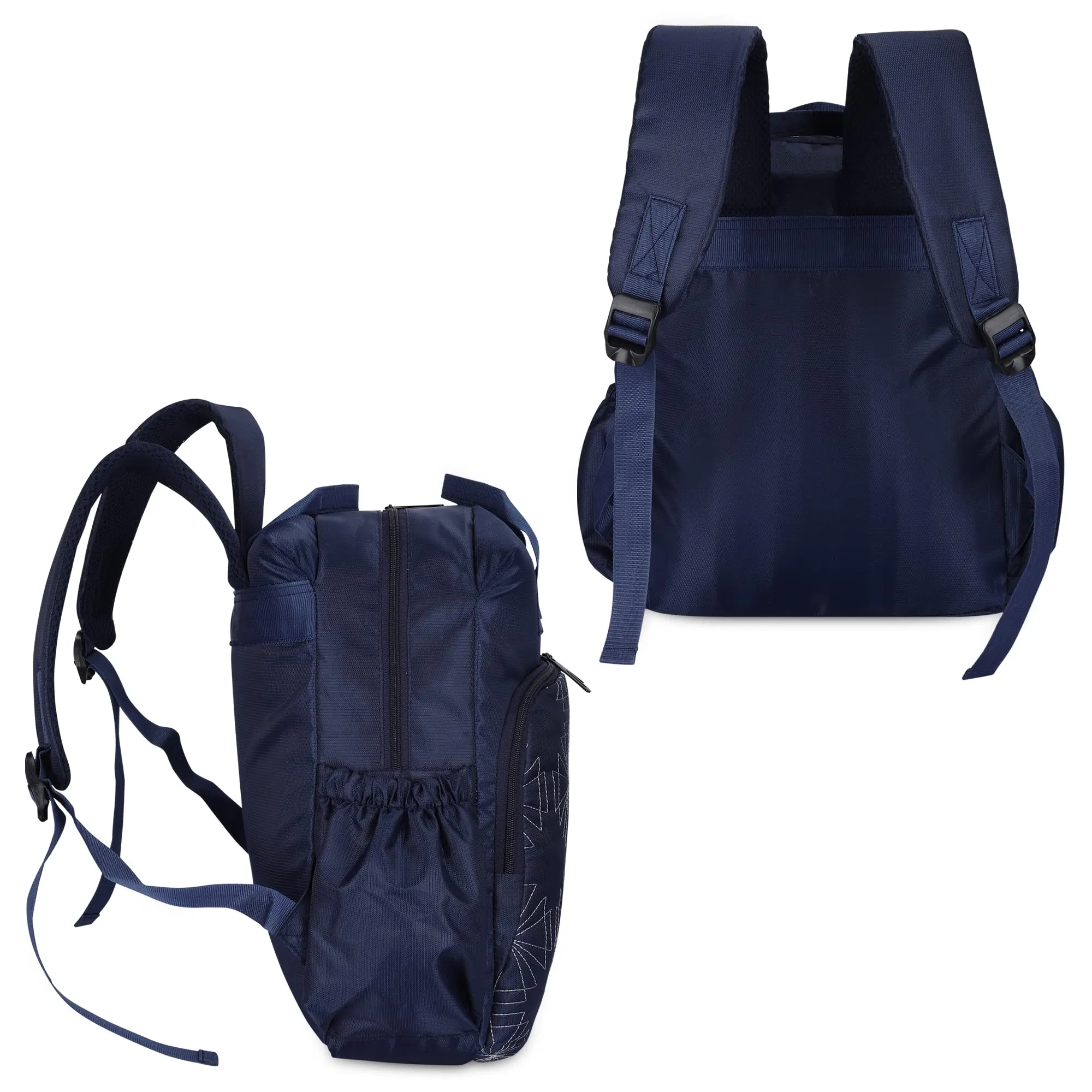 THE CLOWNFISH Mommy & Me series Polyester Multipurpose Diaper Bag/Backpack/Baby Carryall/Nappy Bag/Handbag Cum Maternity Bag for Mothers with Bottle Organizer & Changing Mat/Sheet (Midnight Blue)