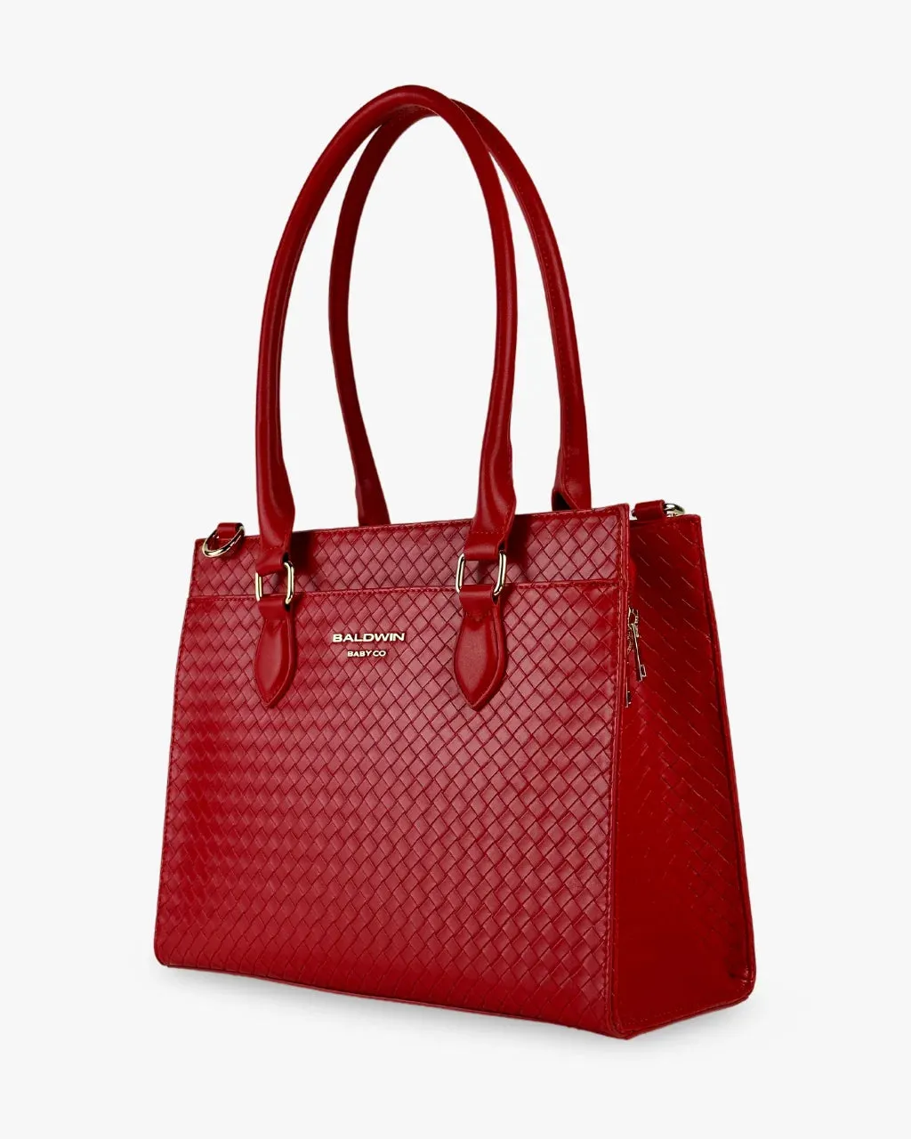 The Montrose Diaper Bag Tote - Cardinal