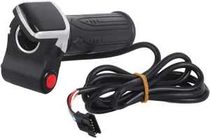 Throttle with Screen, Electric Speed Throttle Grips Electric Scooter Accelerator Handle Grips with LCD Battery Display,Electric Scooter Controller