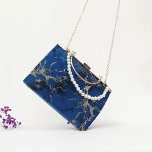 Titan Classic Ethnic velvet Style Top Handle Bag