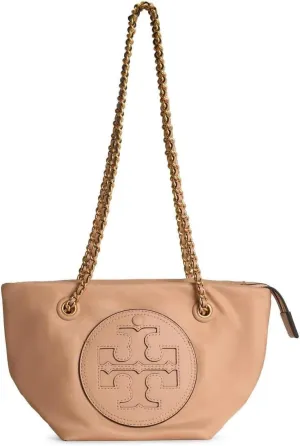 Tory Burch Women's Ella Small Chain Crossbody Handbag Pink Sand