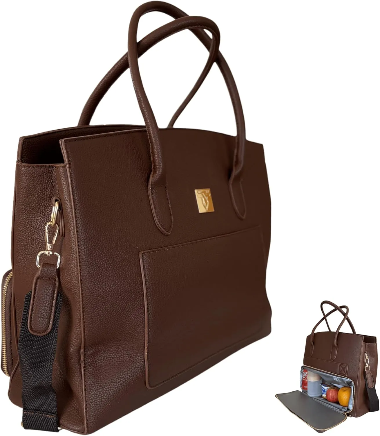 Tote Bag For Women with Insulated Lunch Compartment - Handbags For Women, Bolsos Para Mujeres, Work Tote Bag.