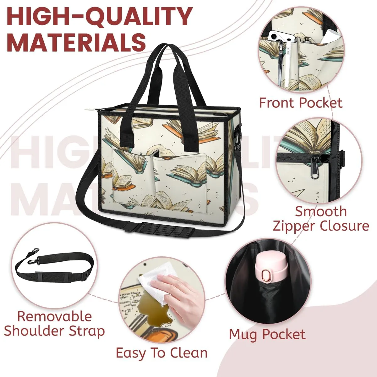 Tote Satchel Bag Set 3PCS for Women,Travel Shoulder Bag Handbag and Wallet Daily Use01