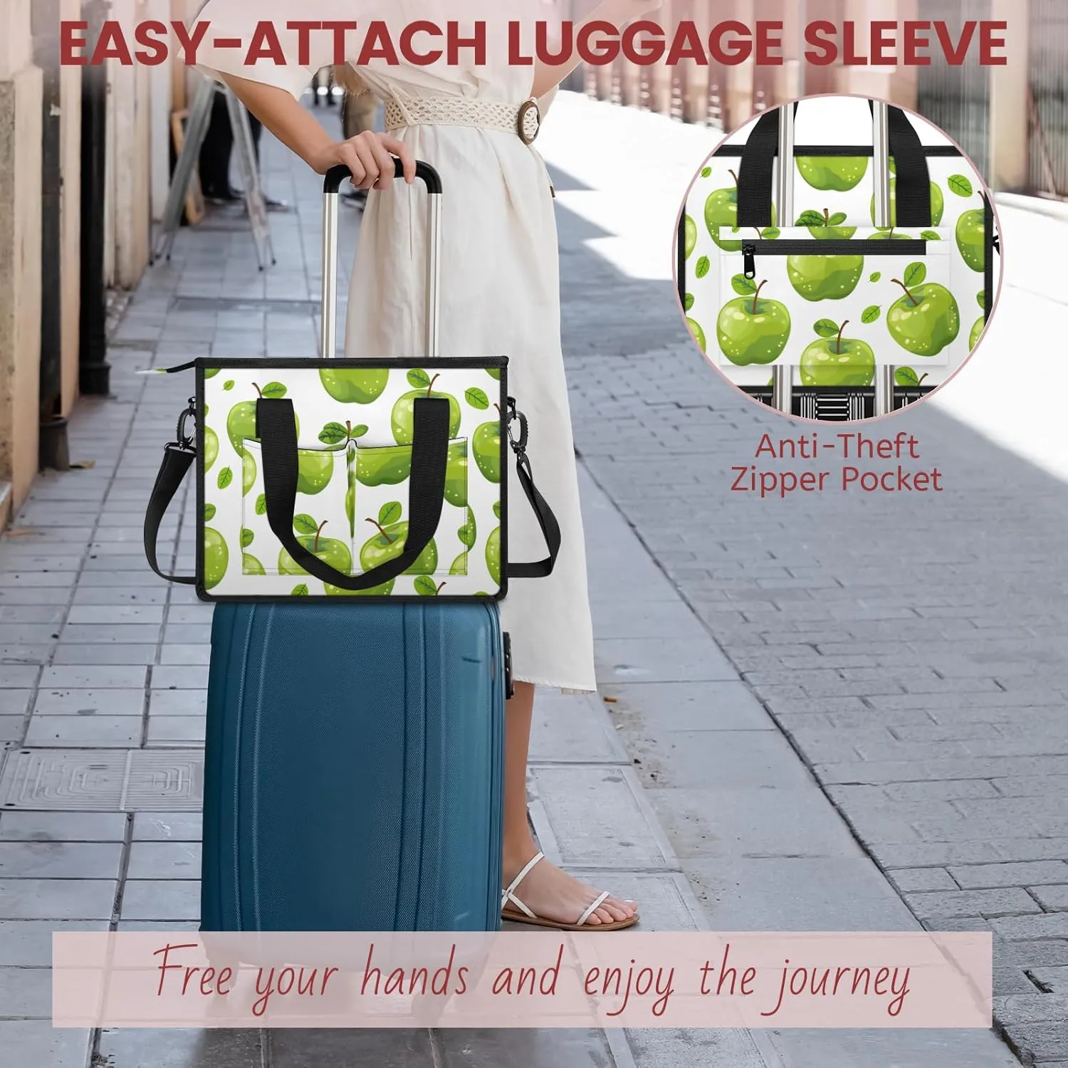 Tote Satchel Bag Set 3PCS for Women,Travel Shoulder Bag Handbag and Wallet Daily Use04