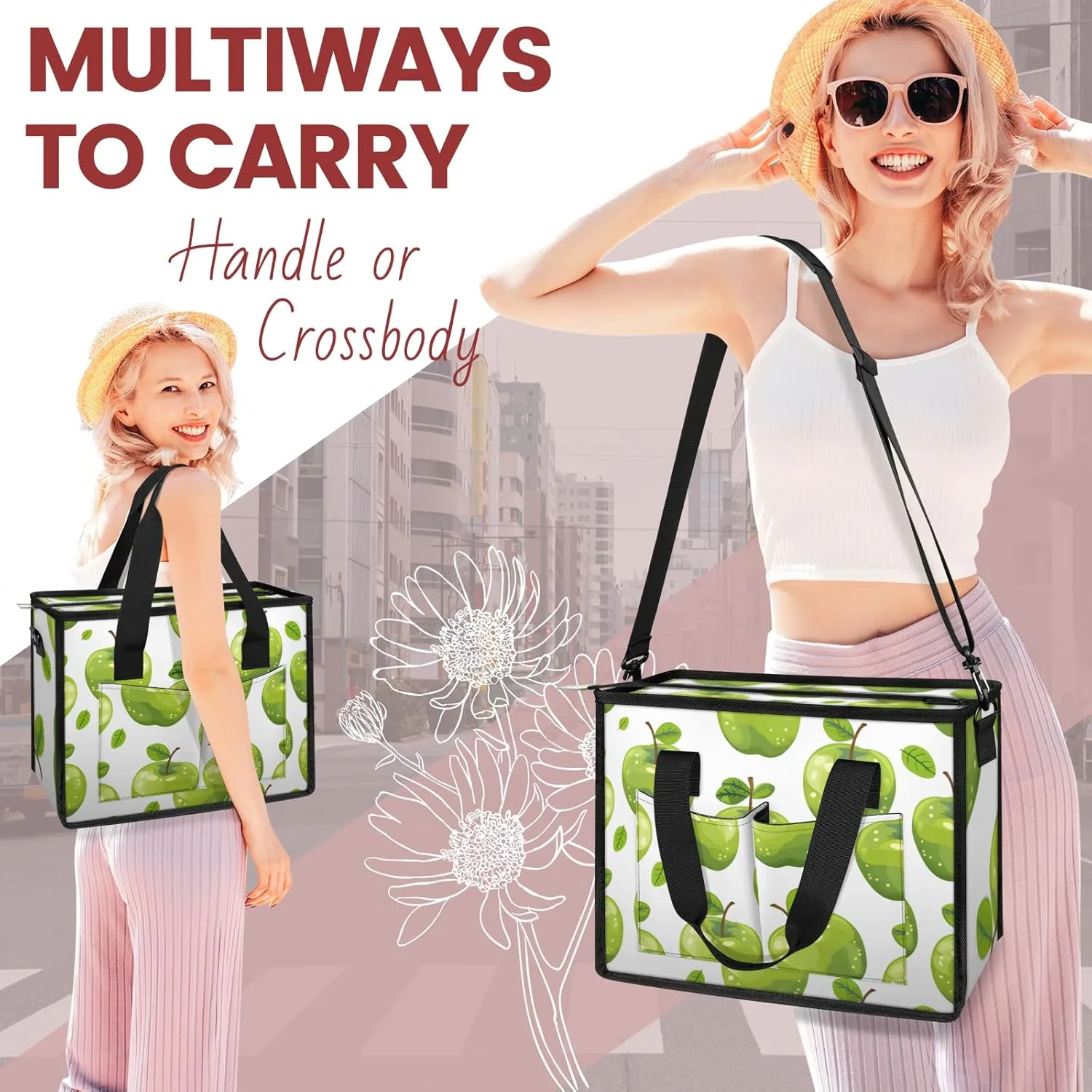 Tote Satchel Bag Set 3PCS for Women,Travel Shoulder Bag Handbag and Wallet Daily Use04