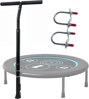 Trampoline Handle Bar Rebounder Handle Bar for Round Fitness Trampolines Fits Foot Tubes up to 25mm/0.98IN Diameter (Trampoline not Included) Non-Slip Comfortable Trampoline Handles