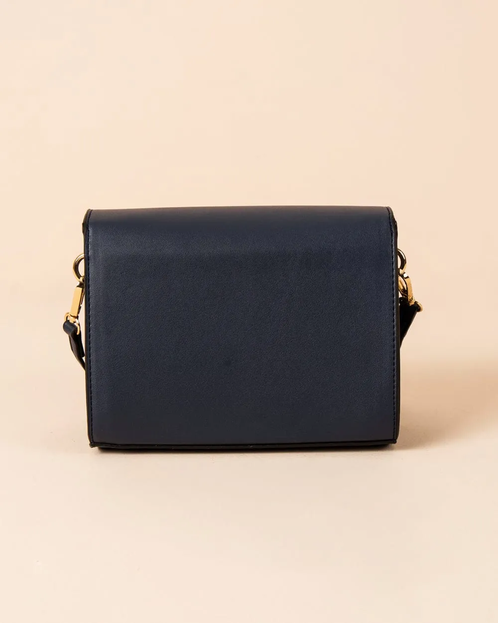 Tropical Vines Crossbody Bag ' Navy Blue