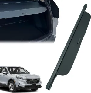 Trunk Cargo Cover for Honda CRV 2023-2025, with Carbon Fiber Texture Ends, Anti - Peeping Retractable Security Shade for Privacy, CRV Accessories, 08Z07-3A0-110