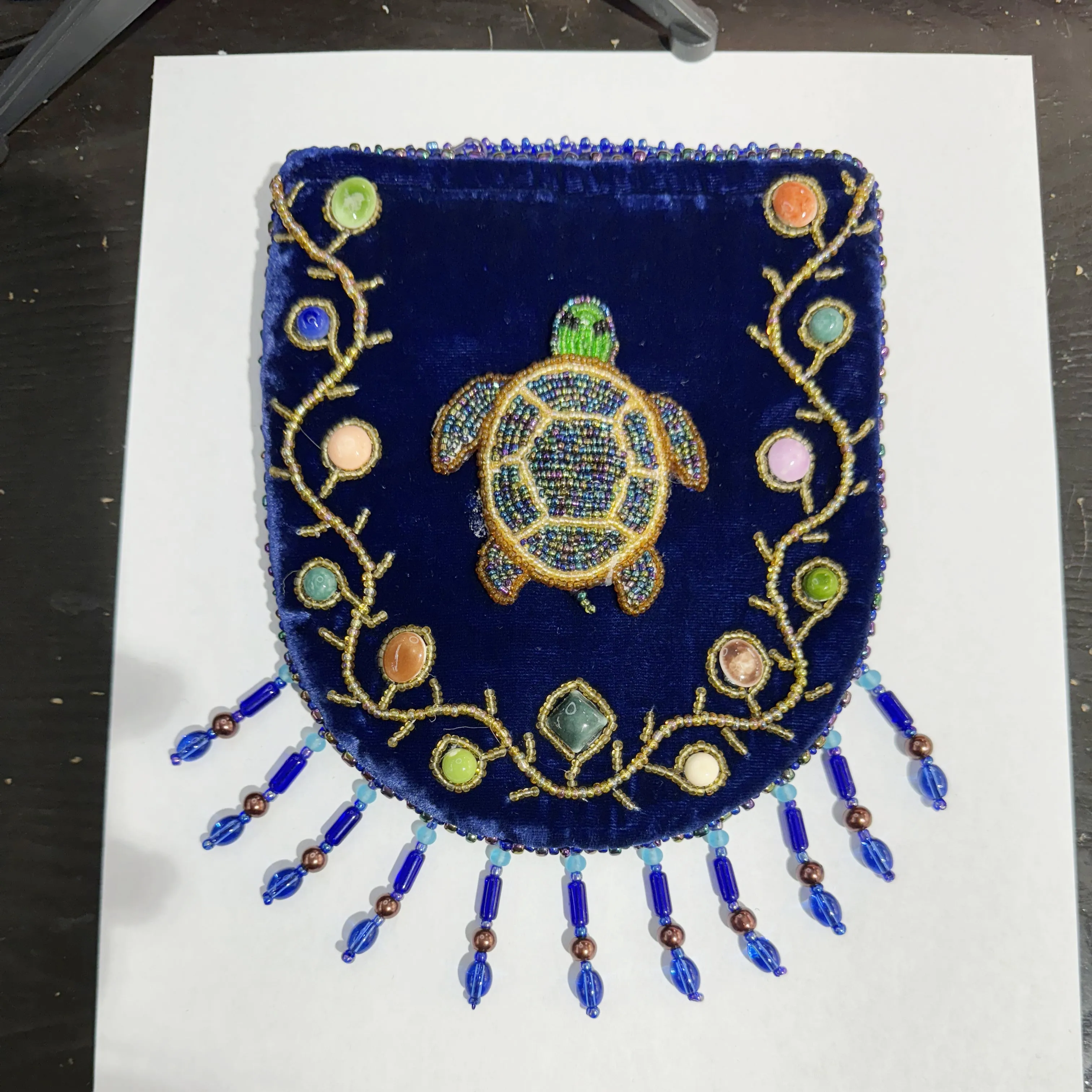 Turtle Pattern Velvet Crossbody MUG-Turtle