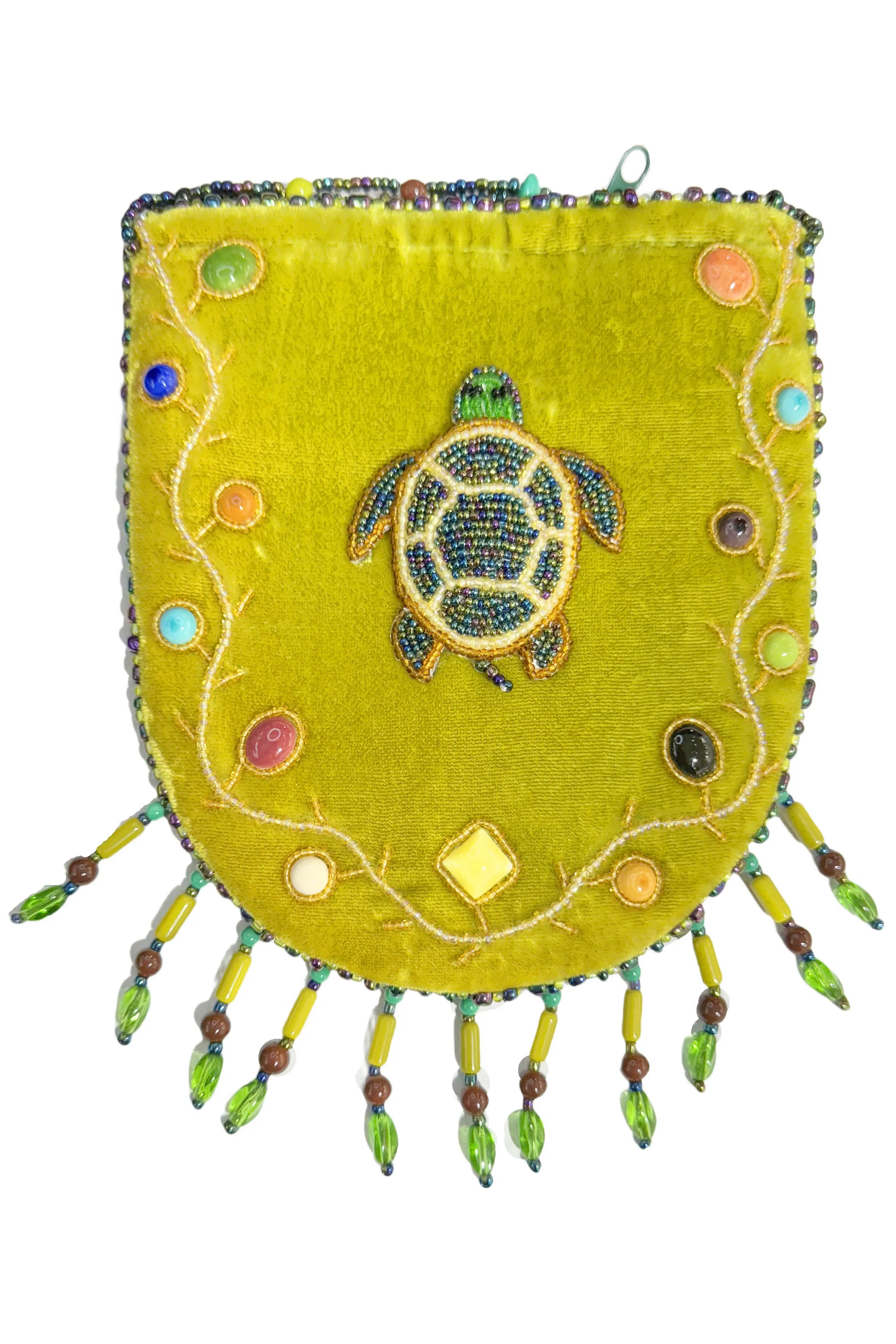 Turtle Pattern Velvet Crossbody MUG-Turtle
