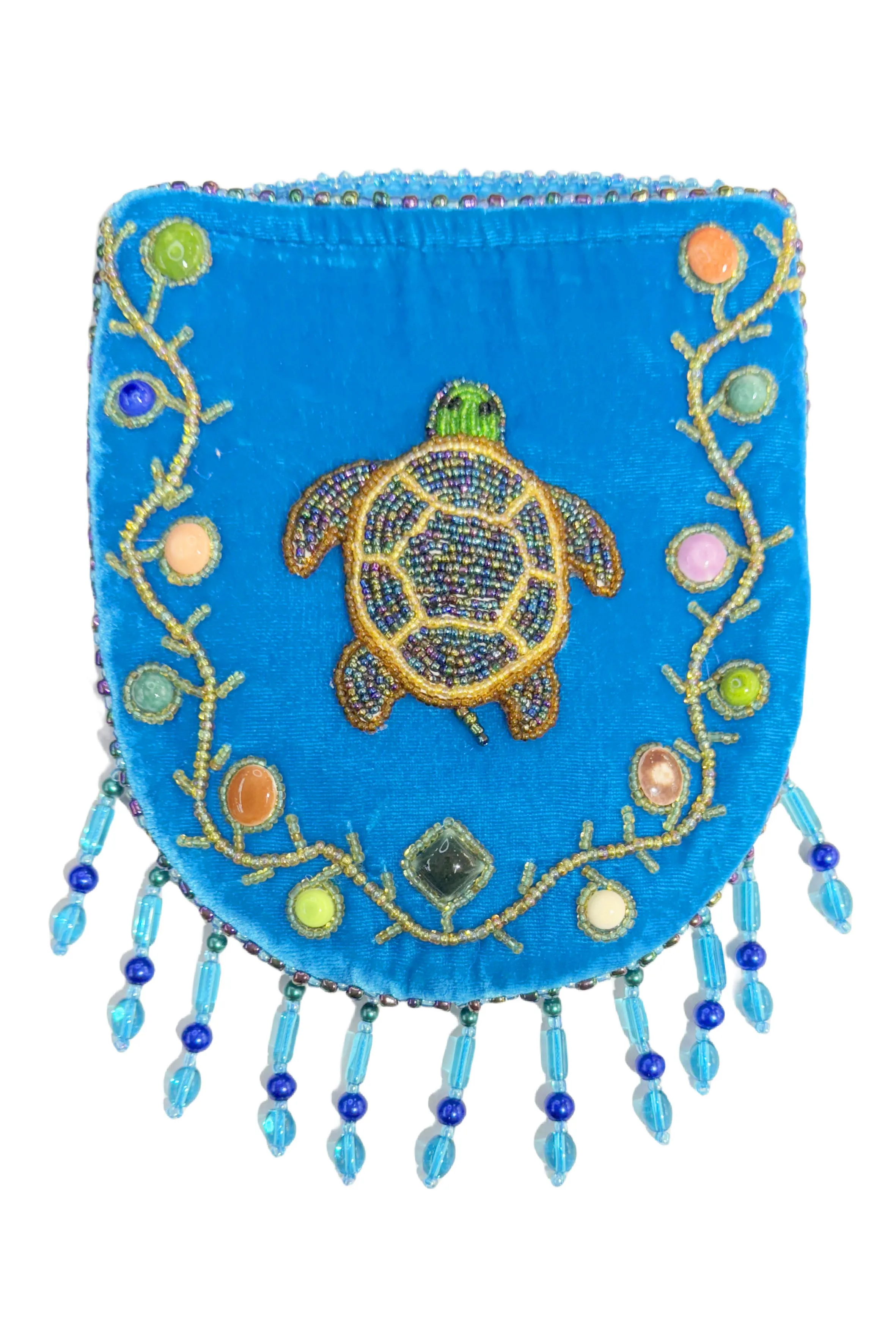 Turtle Pattern Velvet Crossbody MUG-Turtle