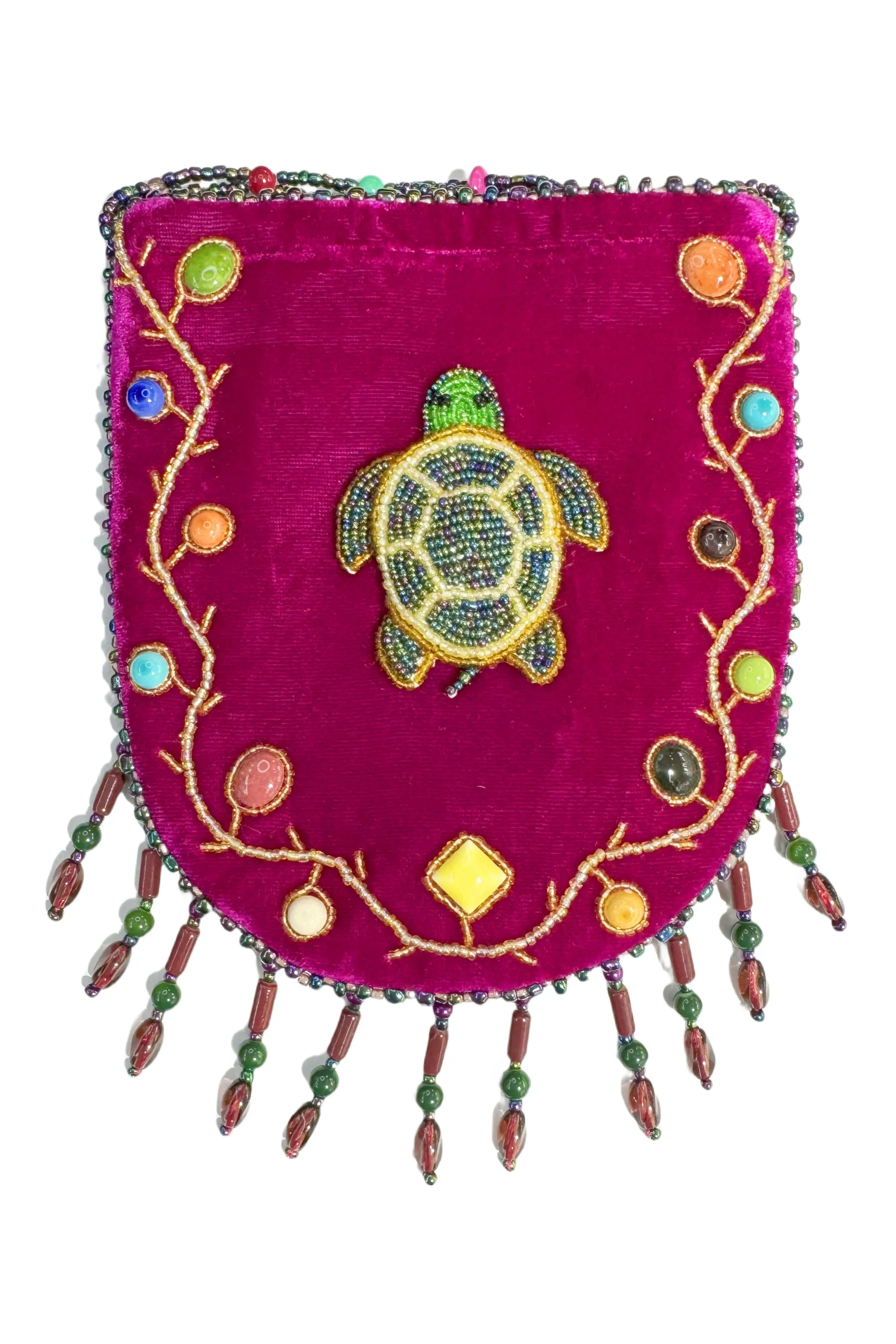 Turtle Pattern Velvet Crossbody MUG-Turtle