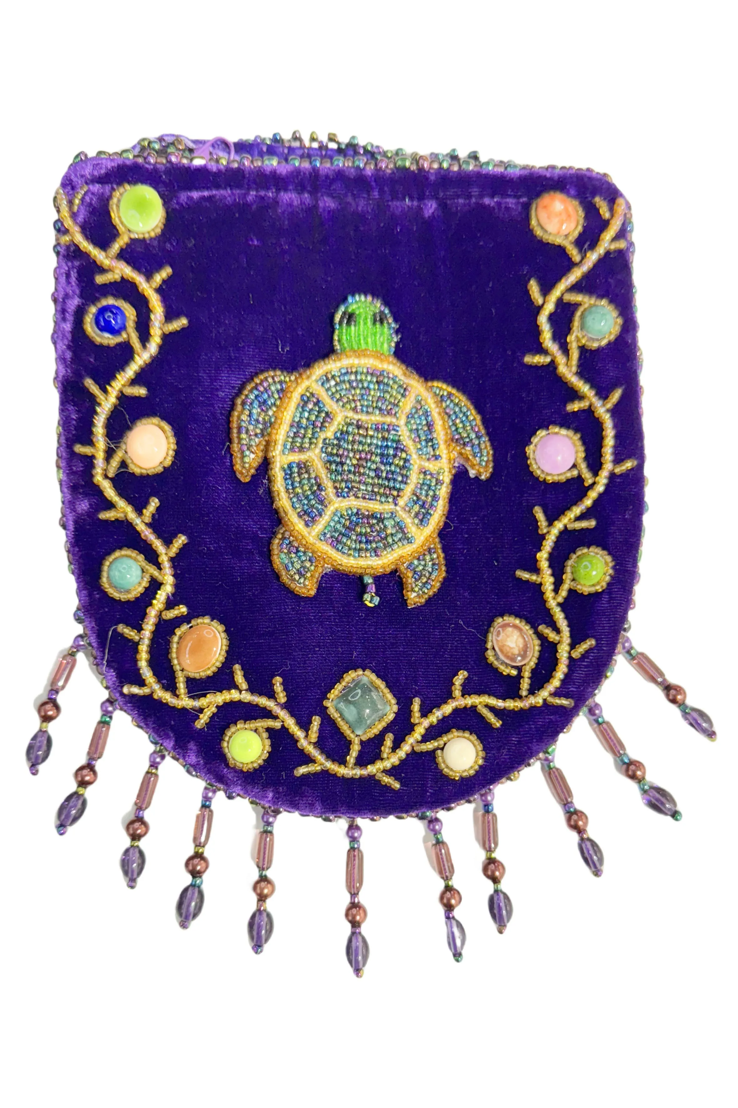 Turtle Pattern Velvet Crossbody MUG-Turtle