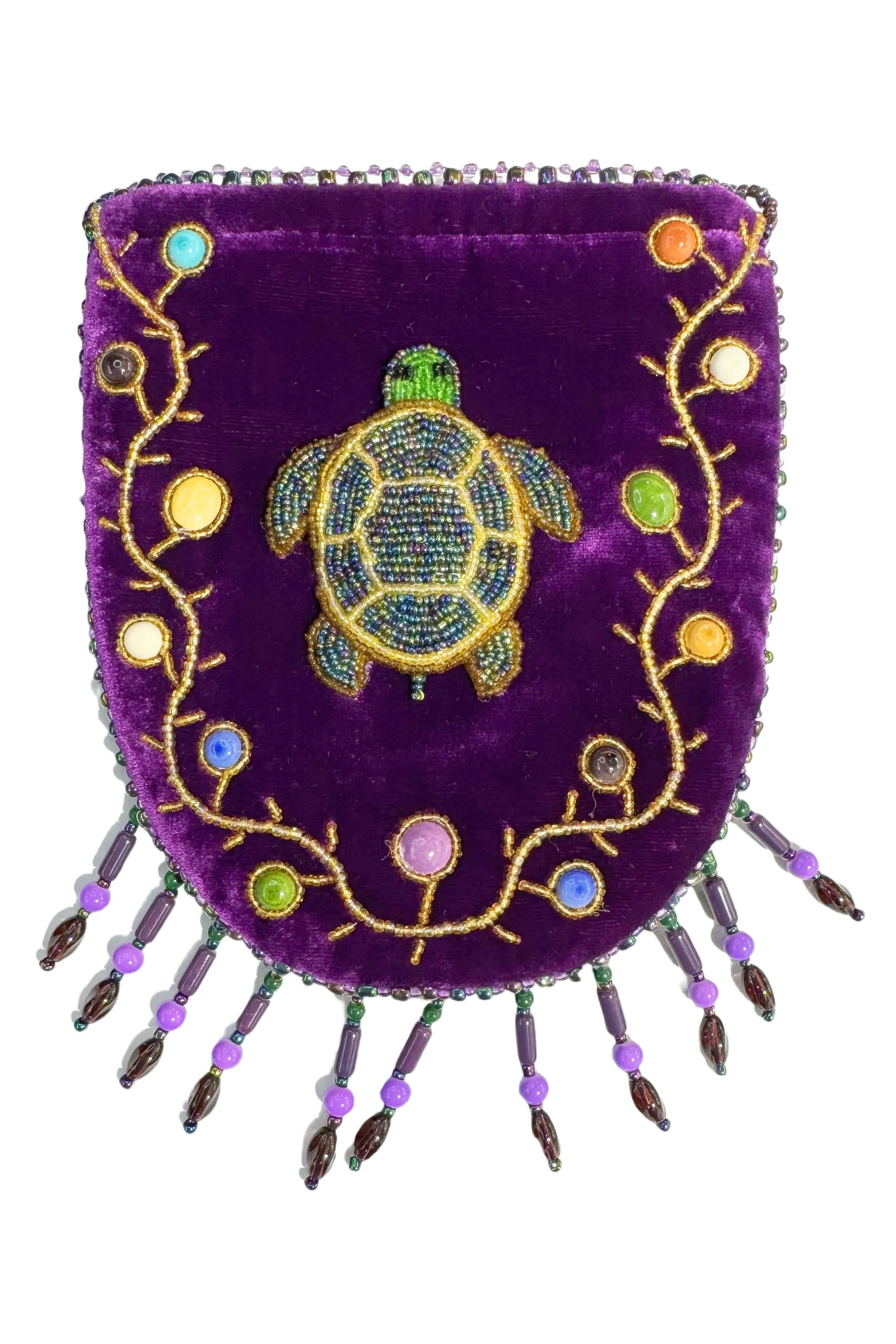 Turtle Pattern Velvet Crossbody MUG-Turtle