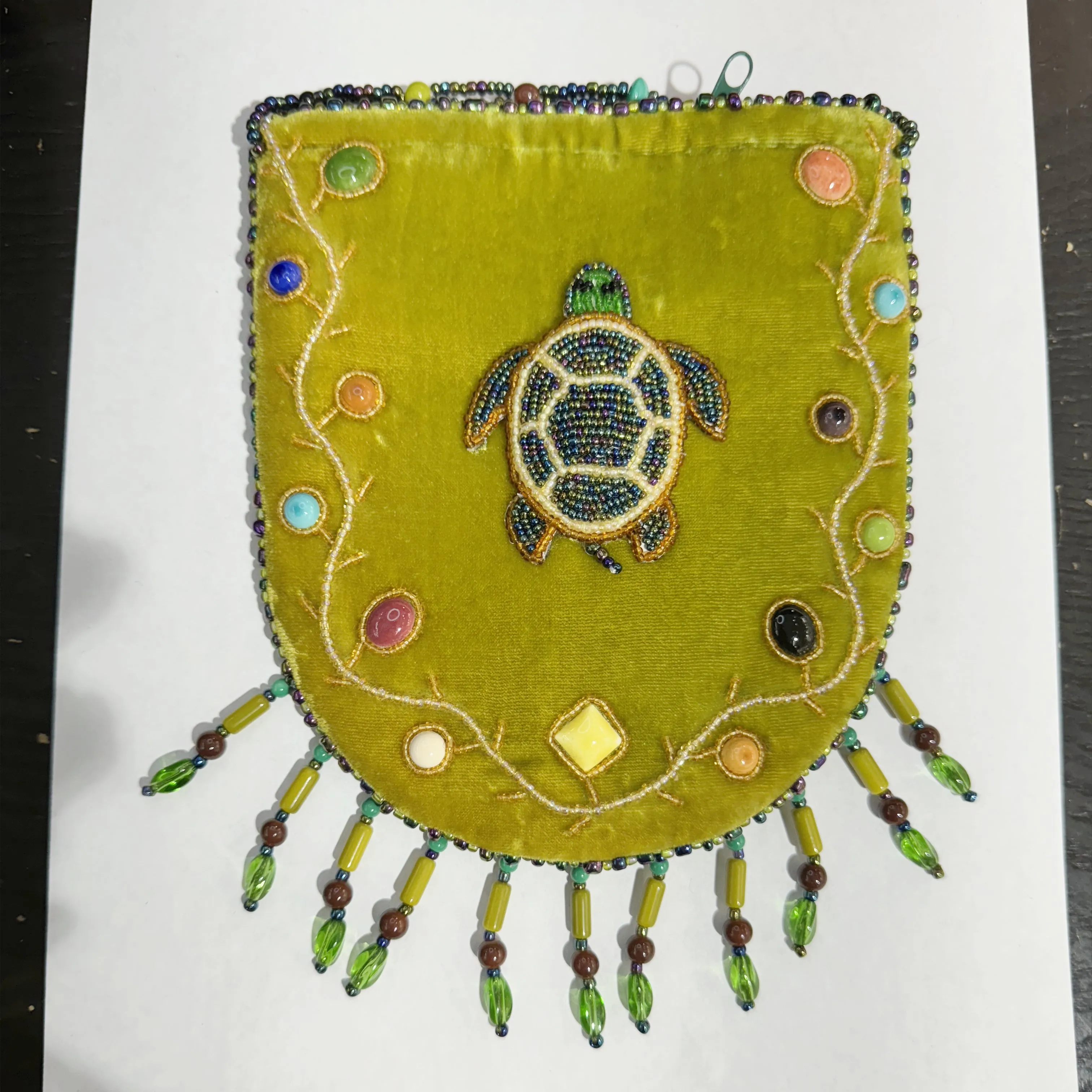 Turtle Pattern Velvet Crossbody MUG-Turtle