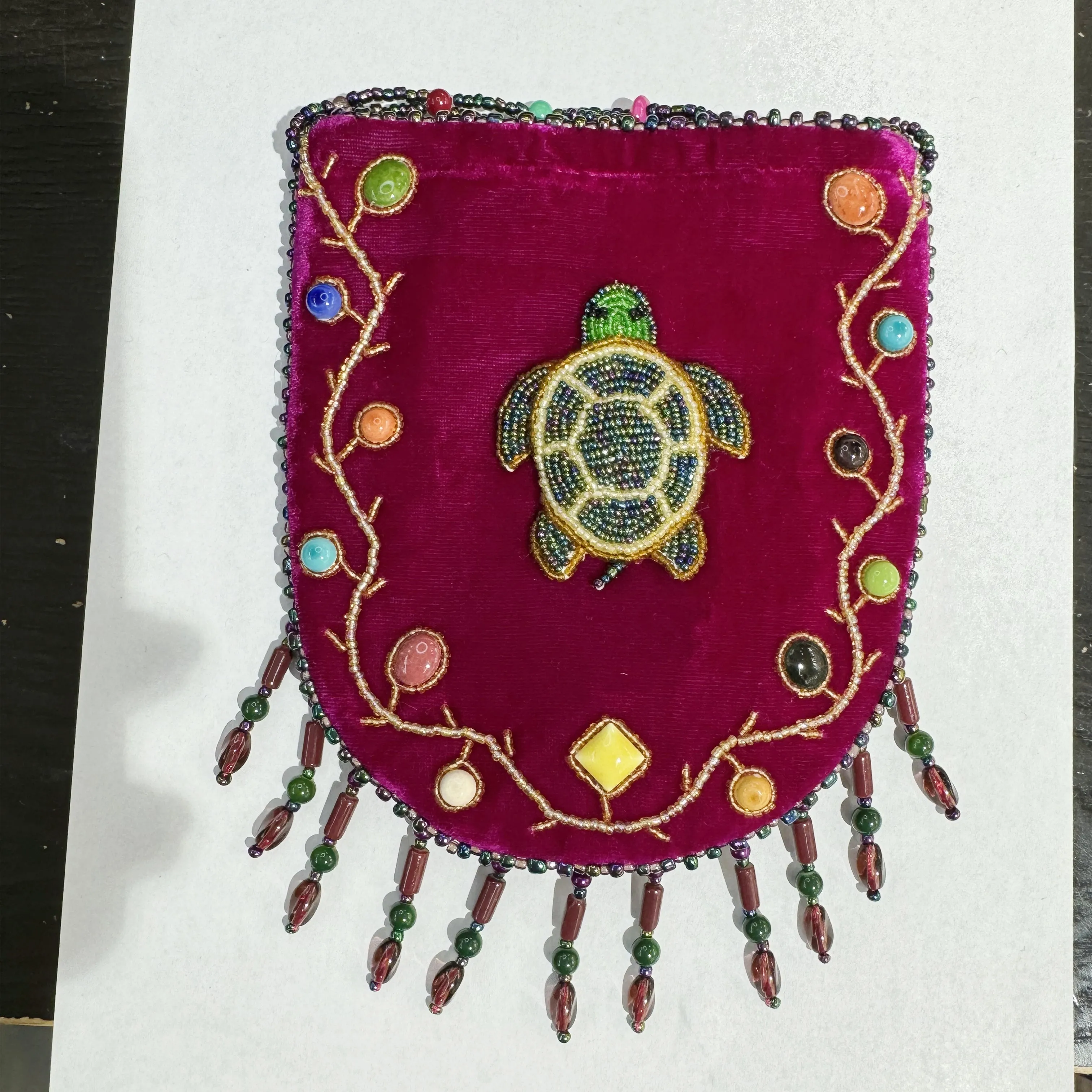 Turtle Pattern Velvet Crossbody MUG-Turtle