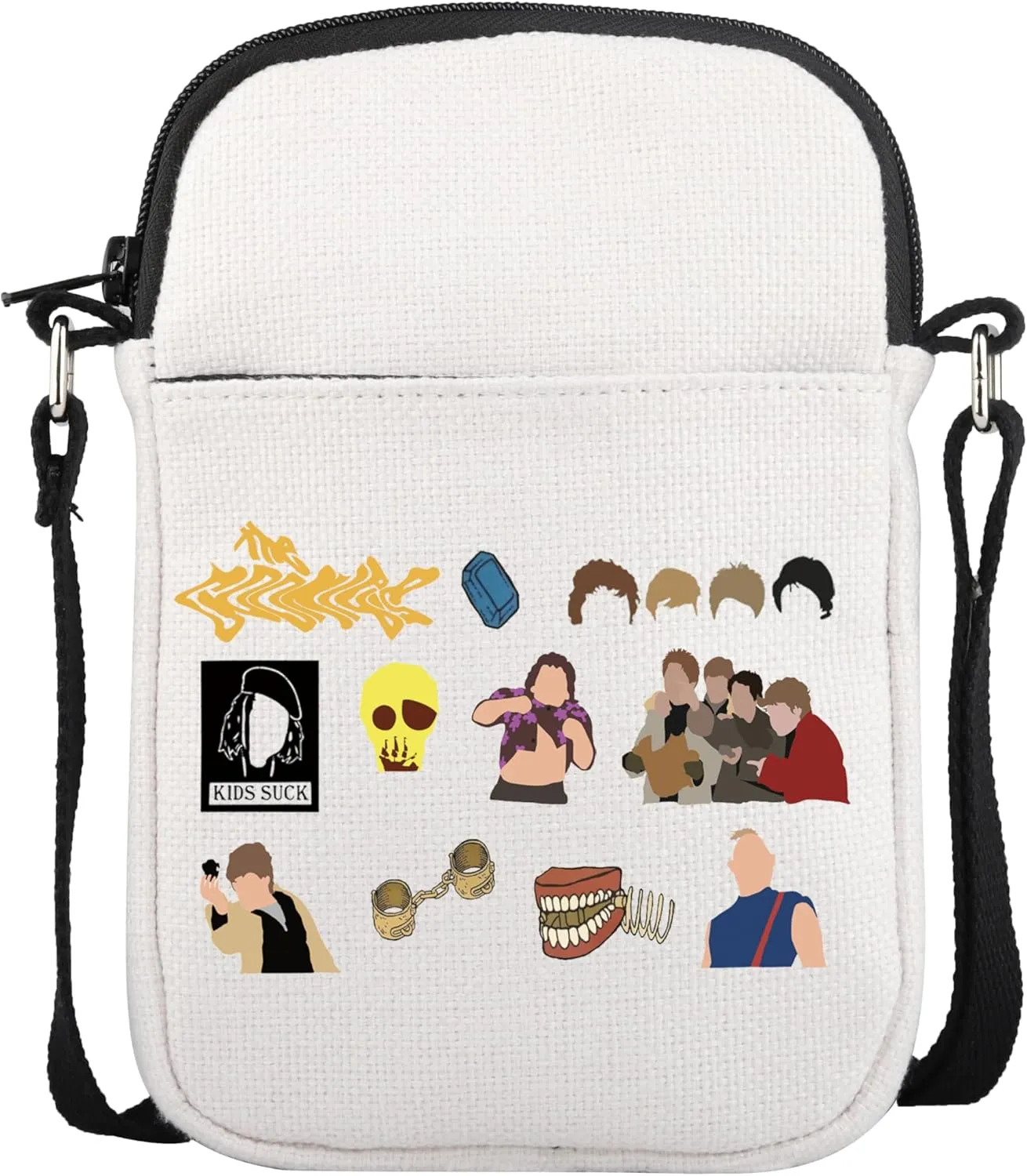 UJIMS Movie Inspired Gift 80s Movie Lover Crossbody Bag Movie Merchandise Movie Character Gift