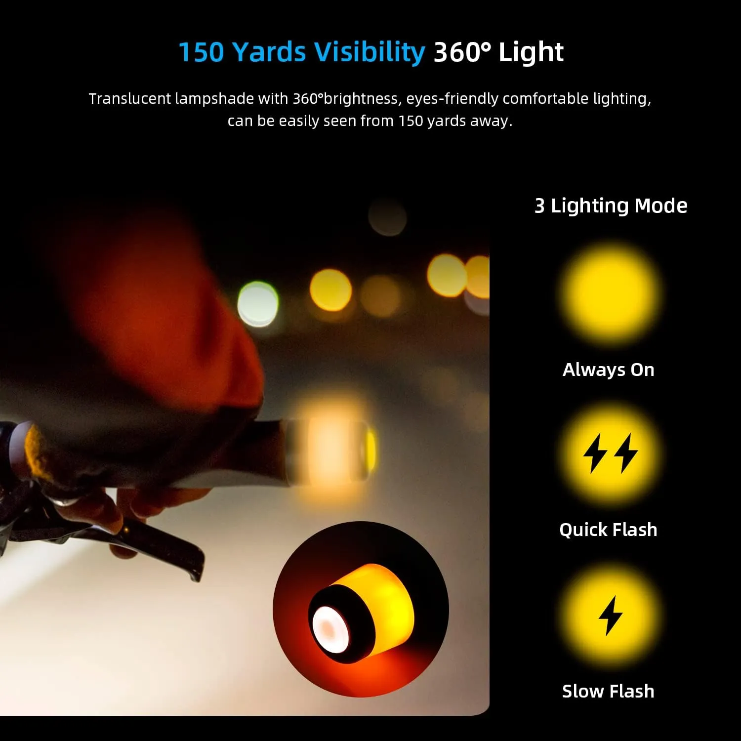 ulip Electric Scooter Handlebar Extender Handle Bar Grips Extension-Turn Signals Direction Indicator Lights for Xiaomi M365 Pro Pro2 1S MI3 and Ninebot ES Series