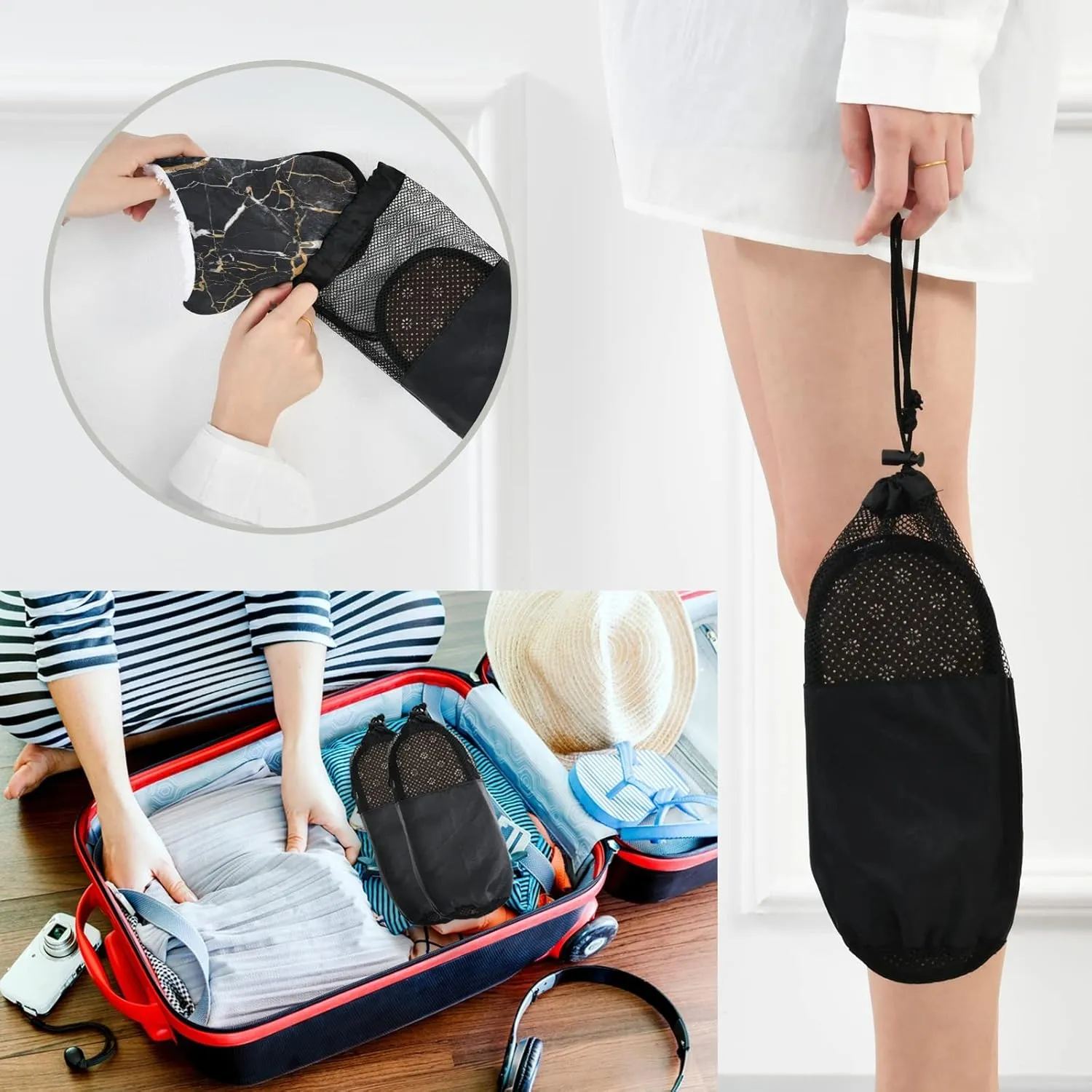 Unisex Slippers Fuzzy Feet Plush Cotton Slippers Anti-Slip Warm House Shoes M/L