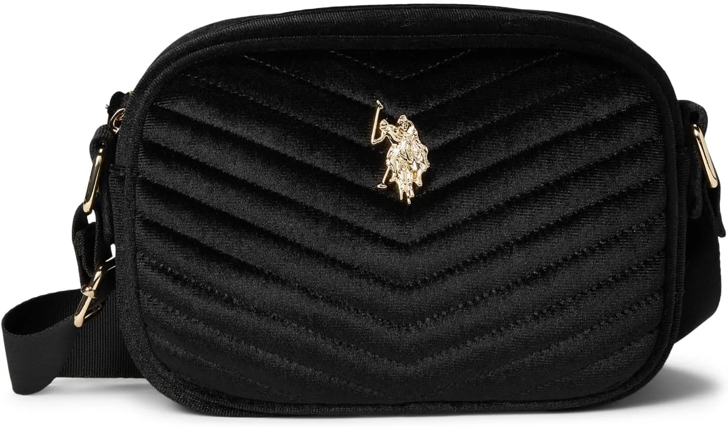U.S. POLO ASSN. Velvet Quilted Dhm Crossbody