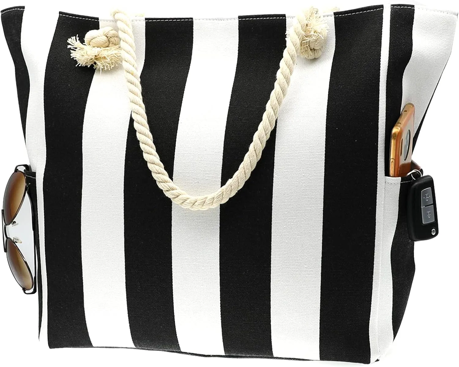 utop Large Beach bag for Women Straw Beach Tote Bags Cotton Rope Handles Durable Lightweight with Large Capacity Bags